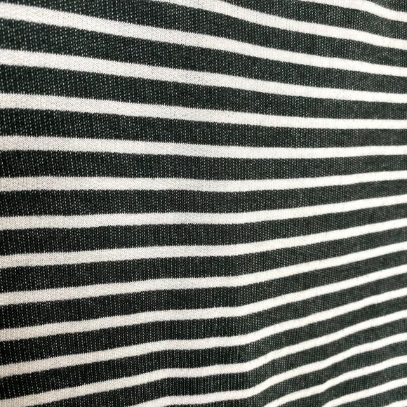 Oddy Striped Long Raglan Sleeve Sweater Top Pullover Geometric Green White - Picture 8 of 11